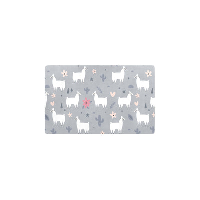 Llama Pattern Print Design 010 Kitchen Mat