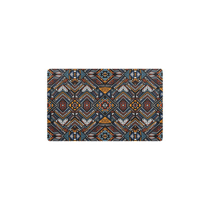 African Kente Print v2 Kitchen Mat