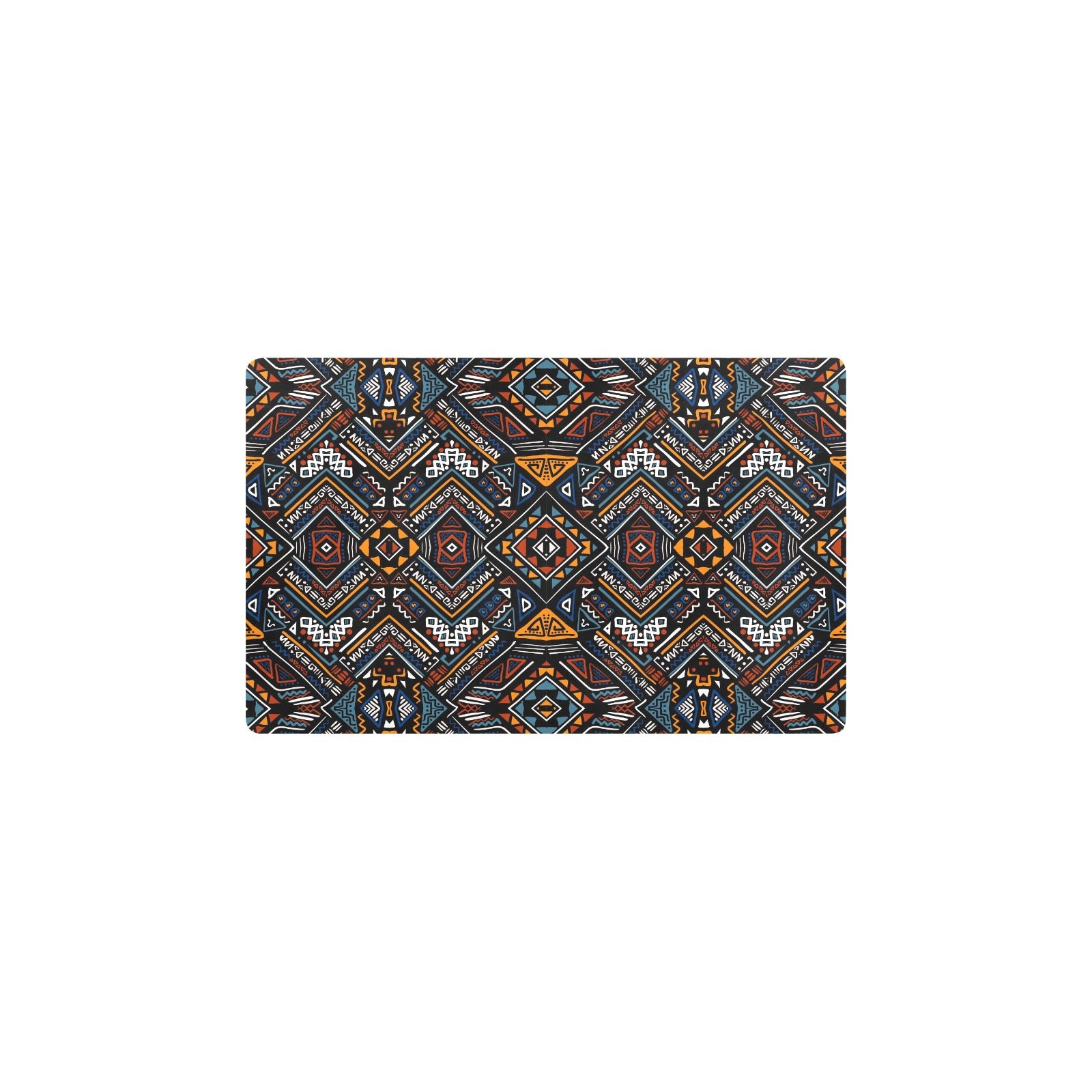 African Kente Print v2 Kitchen Mat