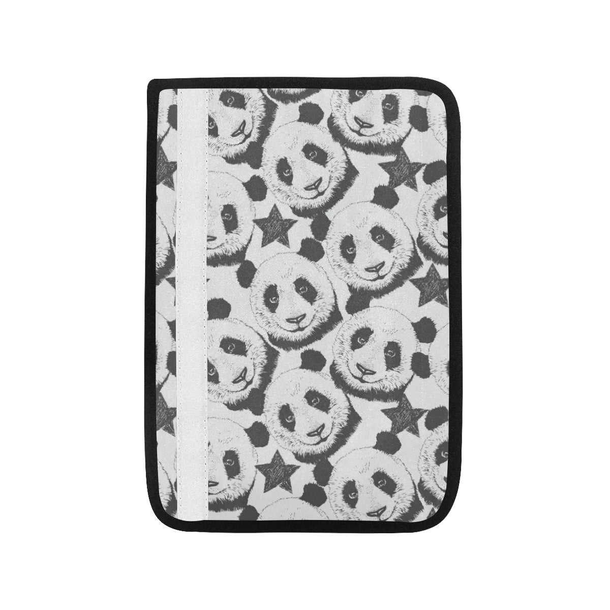 Panda Pattern Print Design A02 Car Seat Belt Cover