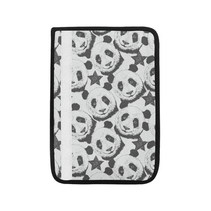 Panda Pattern Print Design A02 Car Seat Belt Cover