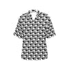 Yin Yang Print Design LKS304 Women's Hawaiian Shirt