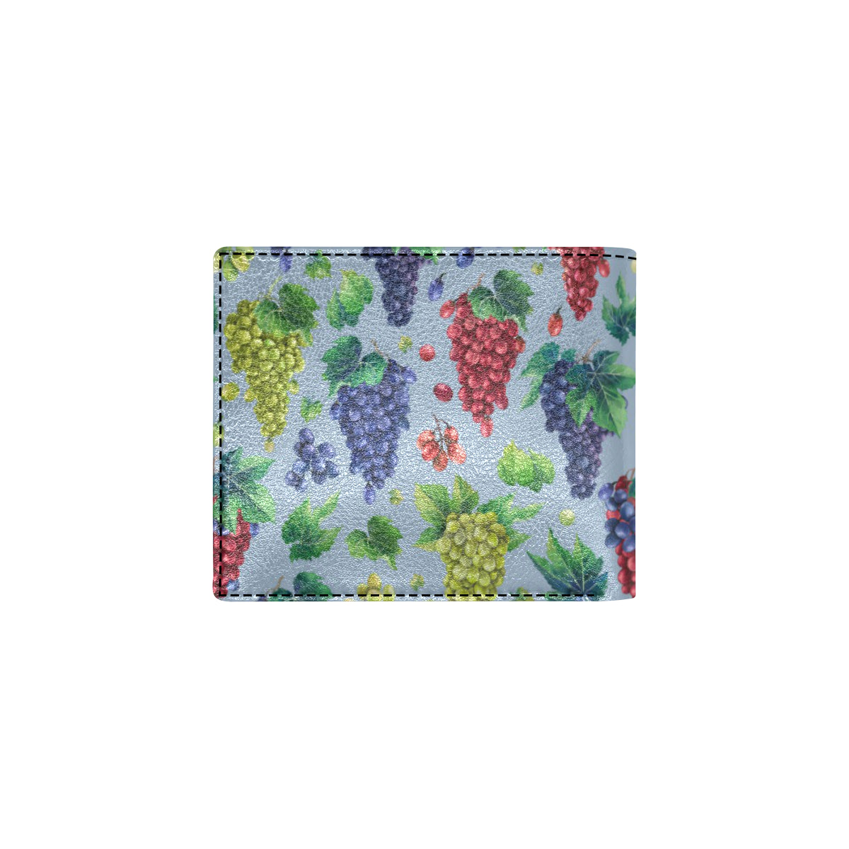 Grape Pattern Print Design GP06 Men's ID Card Wallet