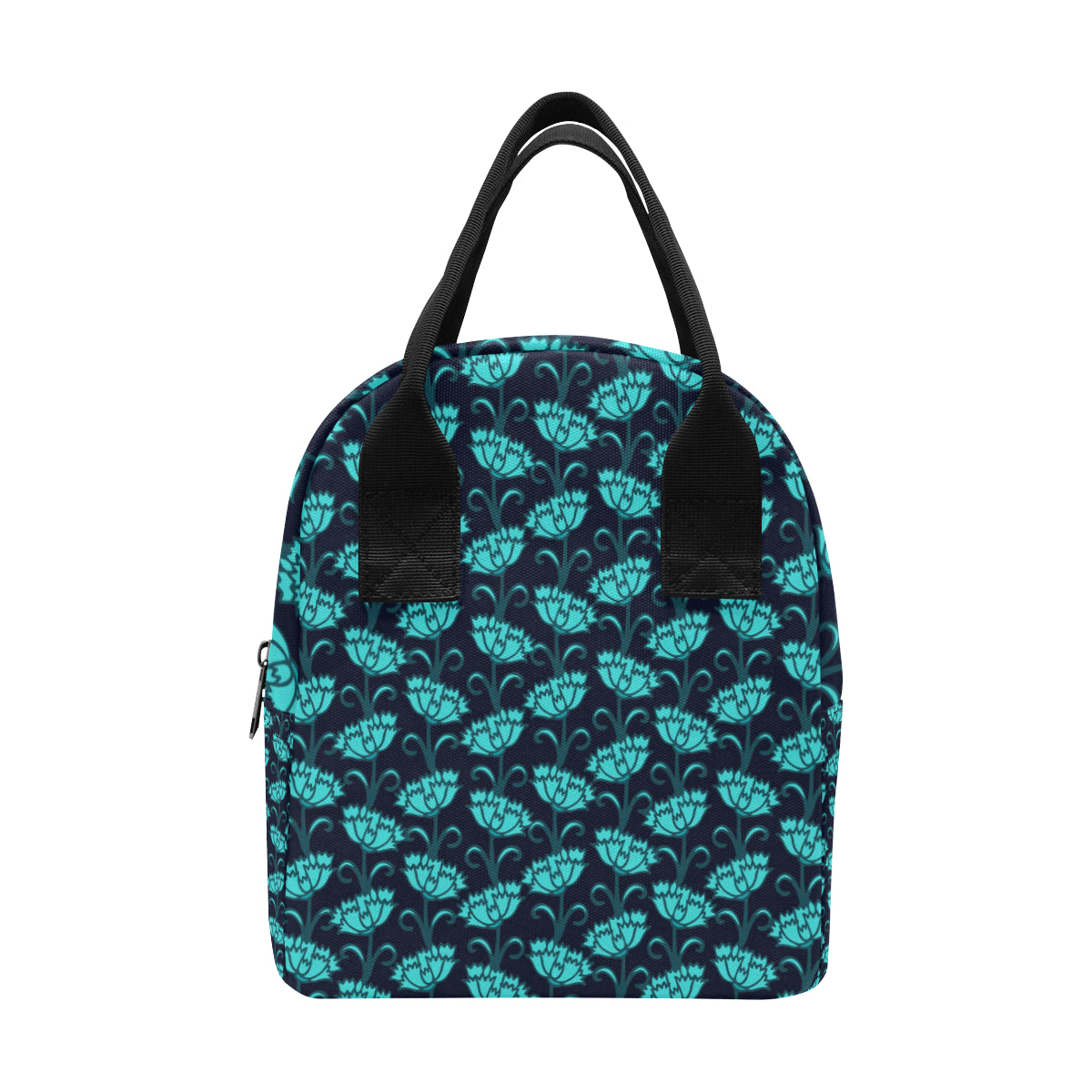 Carnations Pattern Print Design CN06 Insulated Lunch Bag
