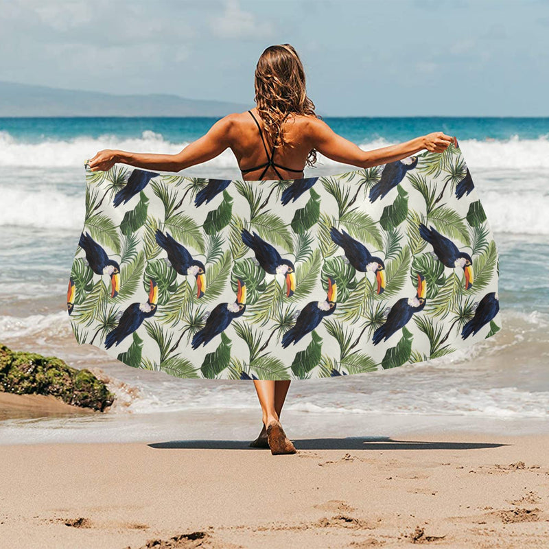 Toucan Print Design LKS308 Beach Towel 32" x 71"