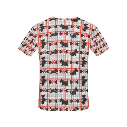 Scottish Terriers Print Design LKS3014 Women's  T-shirt