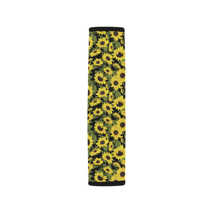 Sunflower Fresh Bright Color Print Car Seat Belt Cover
