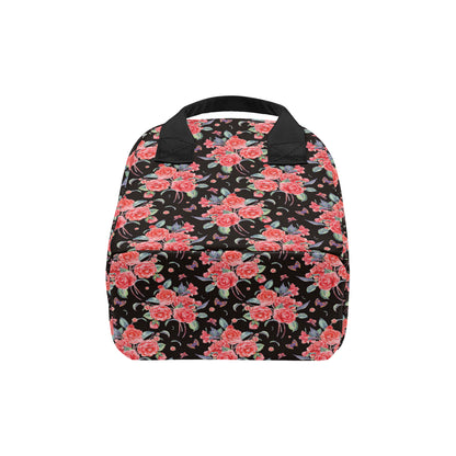 Camellia Pattern Print Design CM03 Insulated Lunch Bag