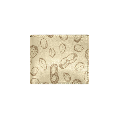 Peanut Pattern Print Design A02 Men's ID Card Wallet
