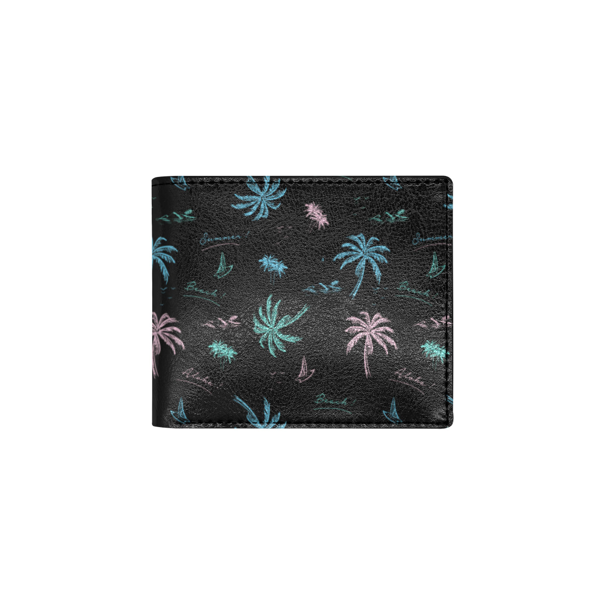 Aloha Hawaii Pattern Print Design 03 Men's ID Card Wallet