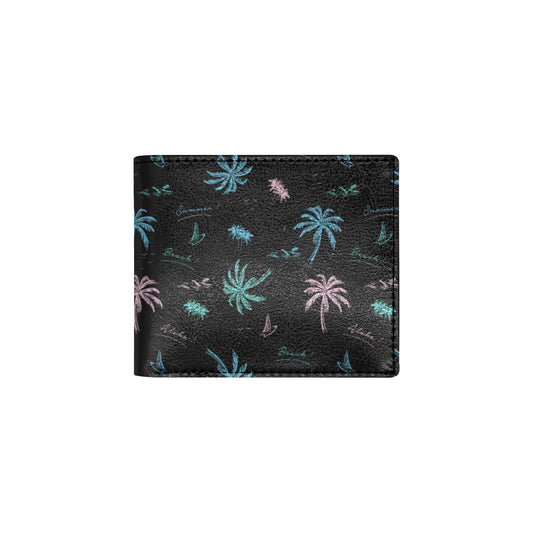 Aloha Hawaii Pattern Print Design 03 Men's ID Card Wallet