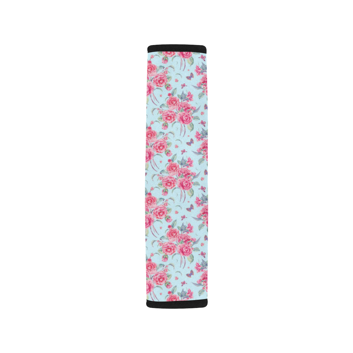 Camellia Pattern Print Design 01 Car Seat Belt Cover
