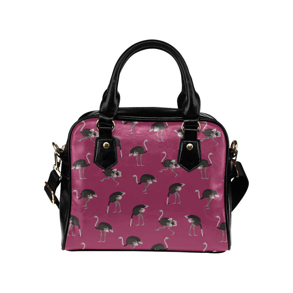 Emu Pattern Print Design 02 Shoulder Handbag
