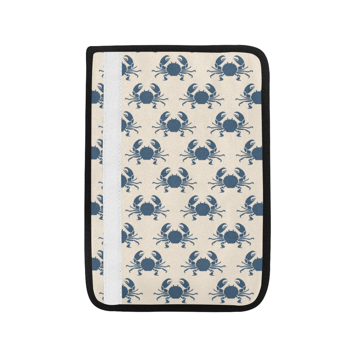 Crab Pattern Print Design 02 Car Seat Belt Cover