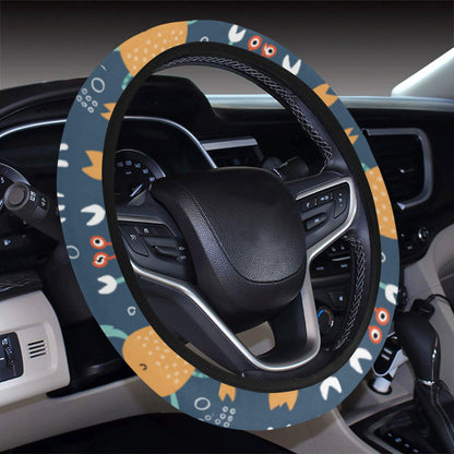 Crab Pattern Print Design 05 Steering Wheel Cover with Elastic Edge