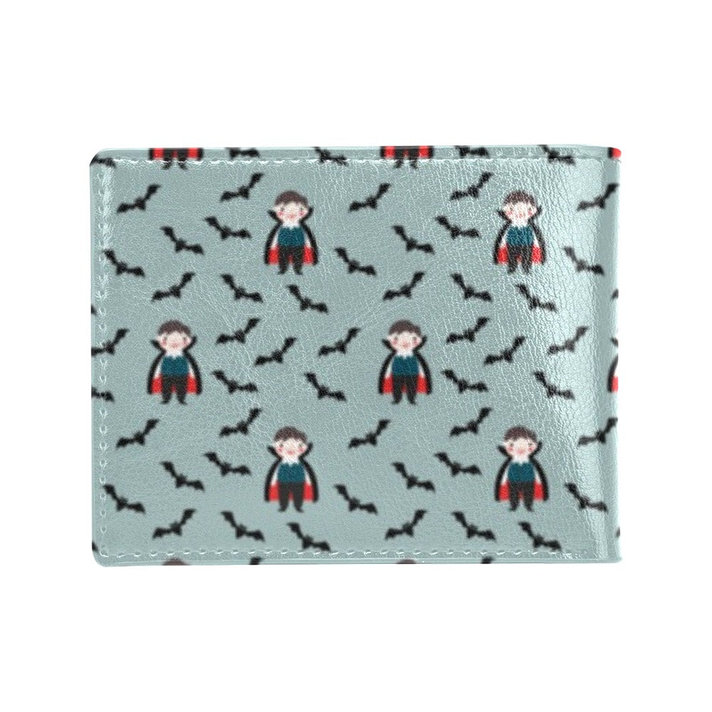 Vampire Print Design LKS304 Men's ID Card Wallet