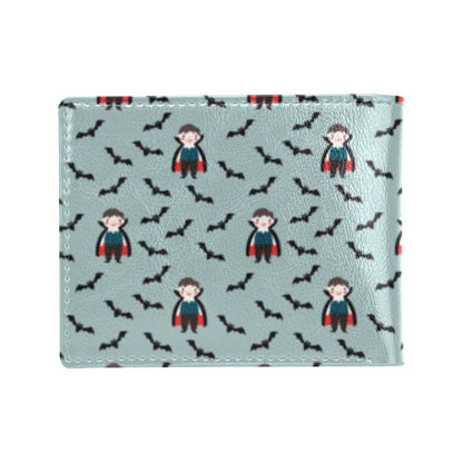 Vampire Print Design LKS304 Men's ID Card Wallet