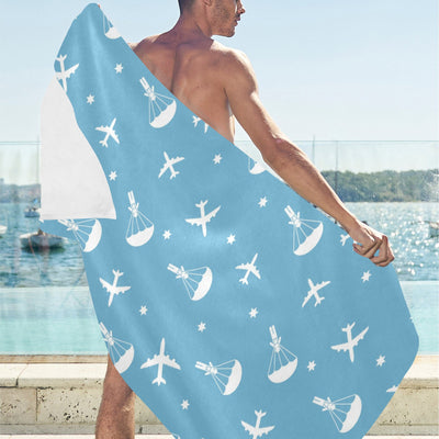 Skydiver Print Design LKS303 Beach Towel 32" x 71"