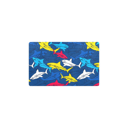 Shark Color Pattern Kitchen Mat