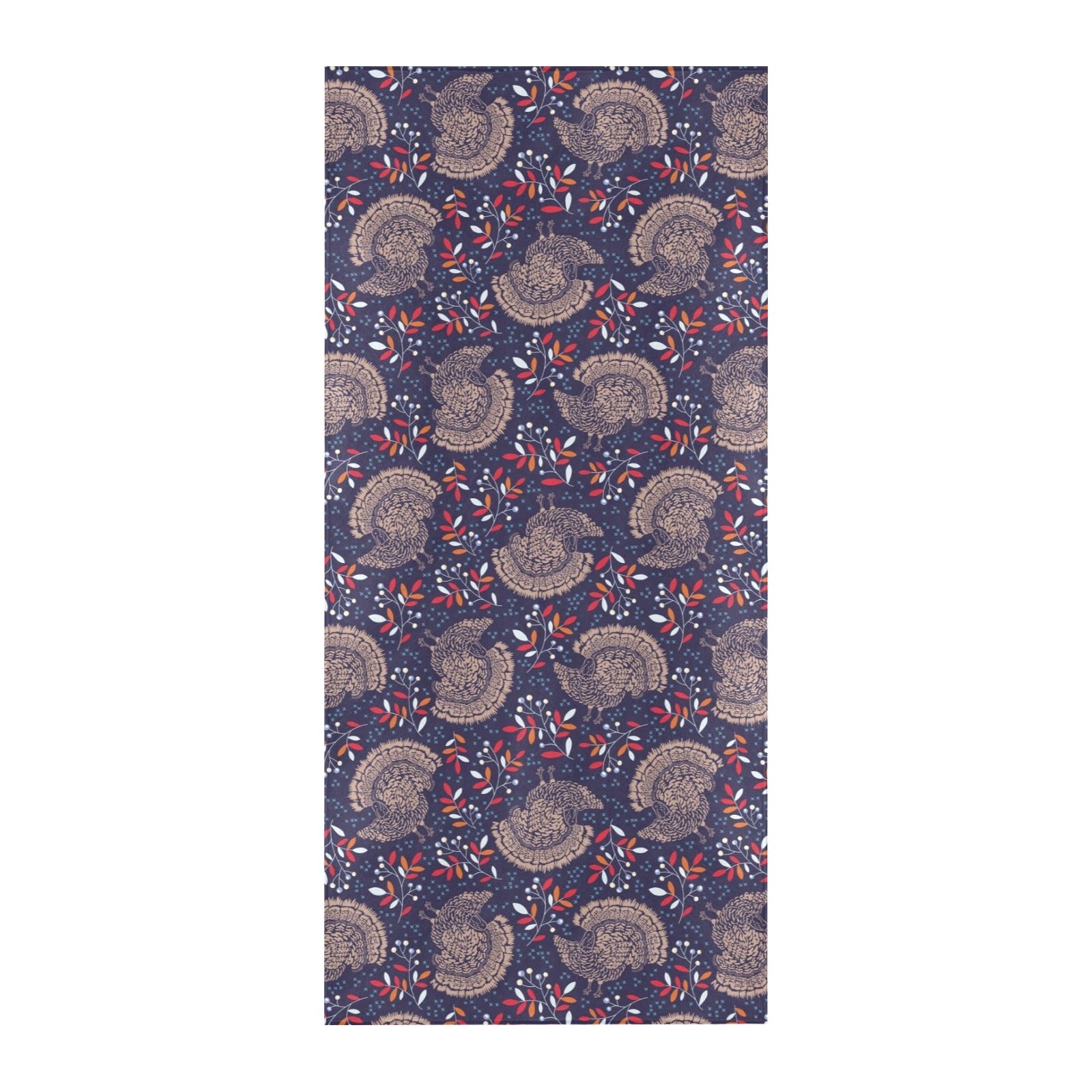 Turkey Print Design LKS401 Beach Towel 32" x 71"