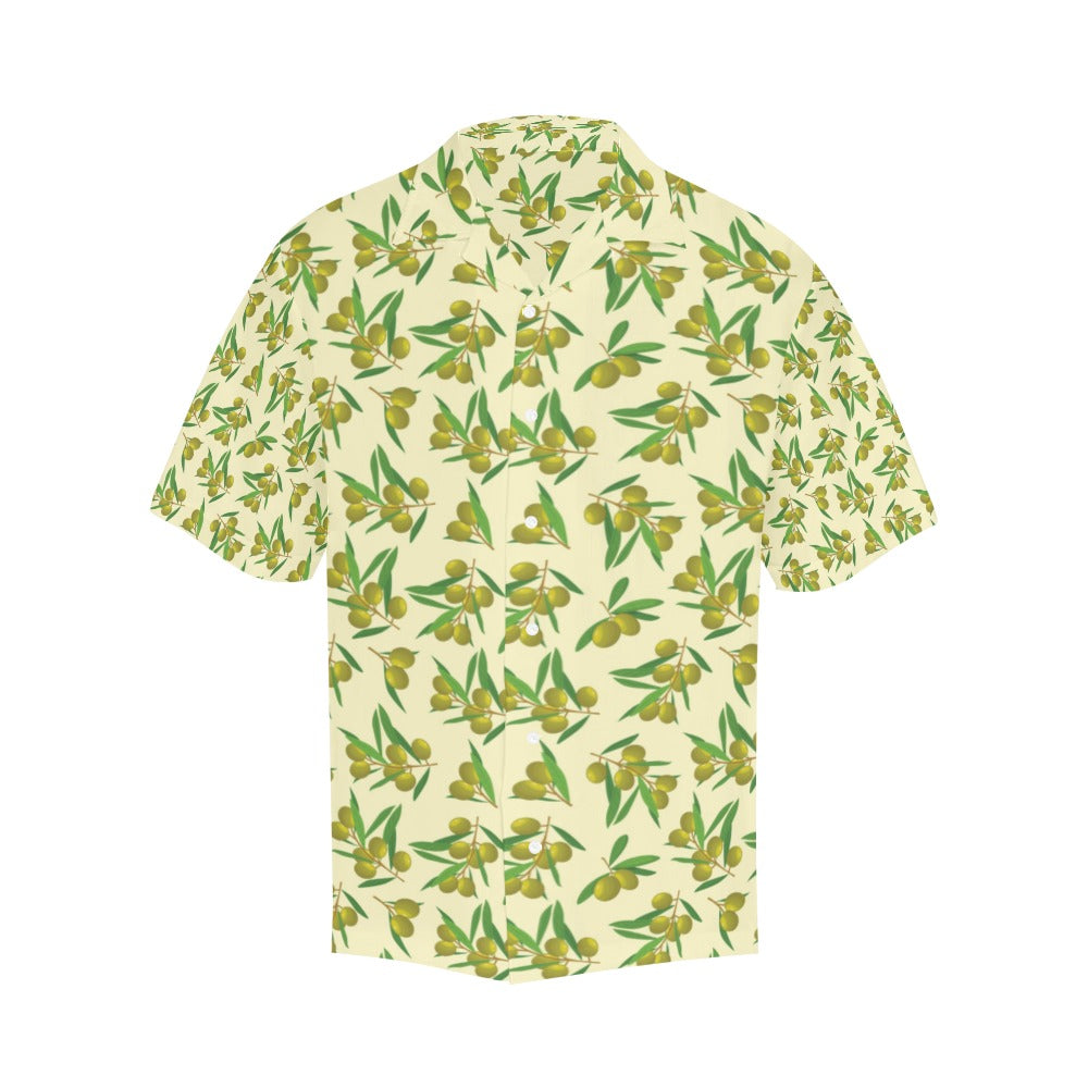 Olive Print Design LKS302 Men's Hawaiian Shirt