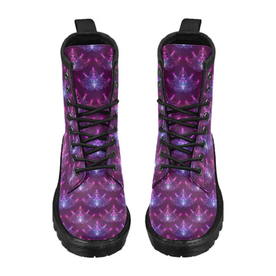 lotus Pattern Print Design LO01 Women's Boots