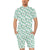 Llama with Cactus Themed Print Men's Romper