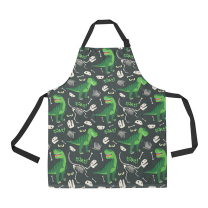 T Rex Pattern Print Design A05 Apron with Pocket