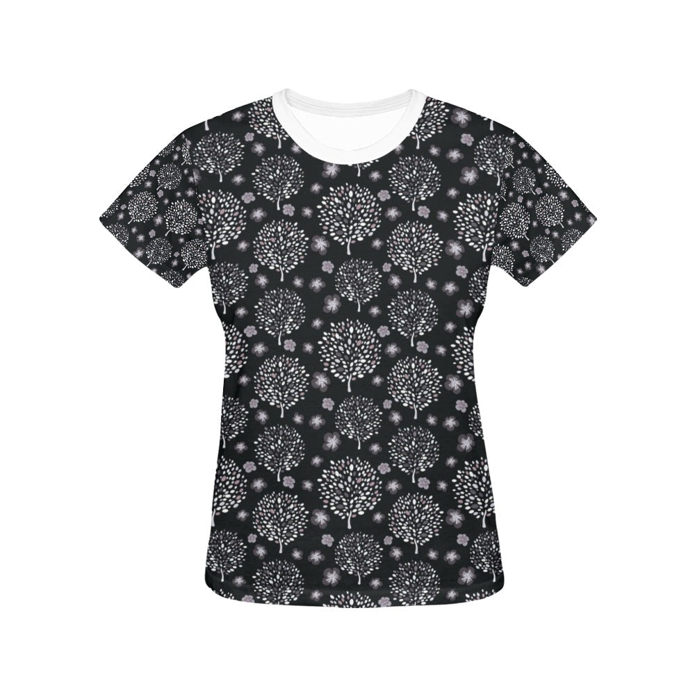 Tree Of Life Print Design LKS304 Women's  T-shirt
