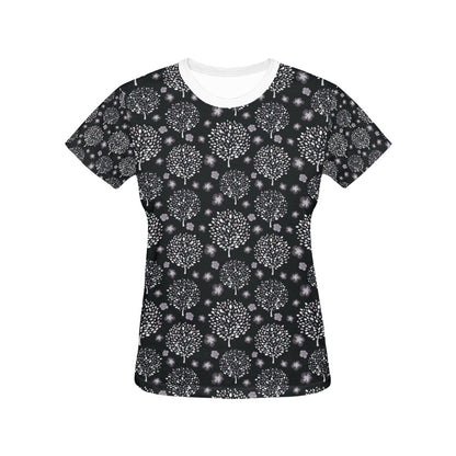 Tree Of Life Print Design LKS304 Women's  T-shirt