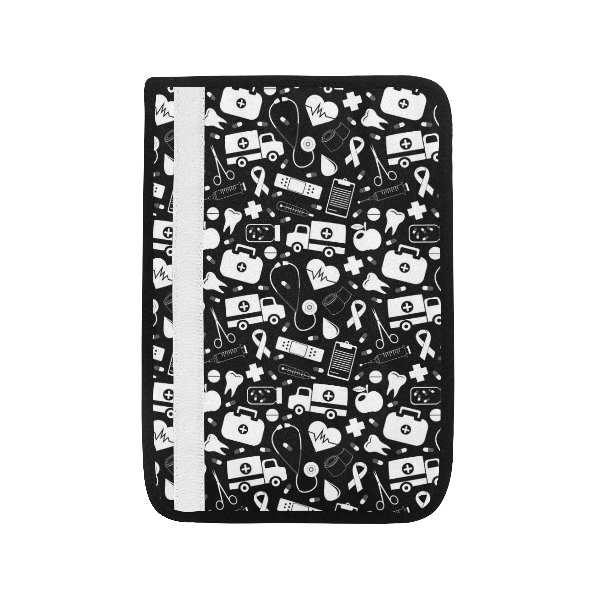 Medical Pattern Print Design 01 Car Seat Belt Cover