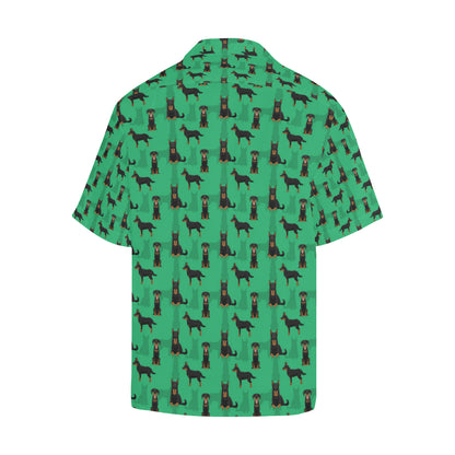 Beauceron Pattern Print Design 01 Men's Hawaiian Shirt