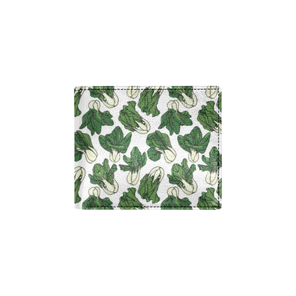 Bok Choy Pattern Print Design 02 Men's ID Card Wallet