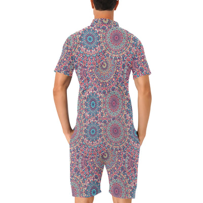 Boho Pattern Print Design 05 Men's Romper