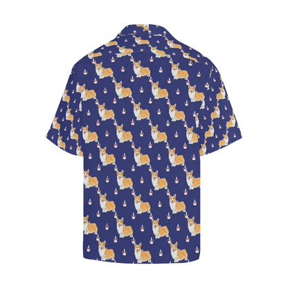 Pembroke Welsh Corgis Pattern Print Design A07 Men's Hawaiian Shirt
