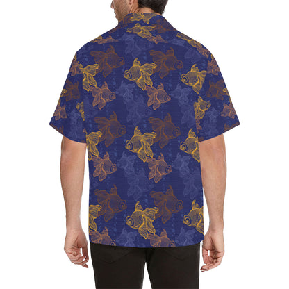 Goldfish Pattern Print Design 01 Men's Hawaiian Shirt