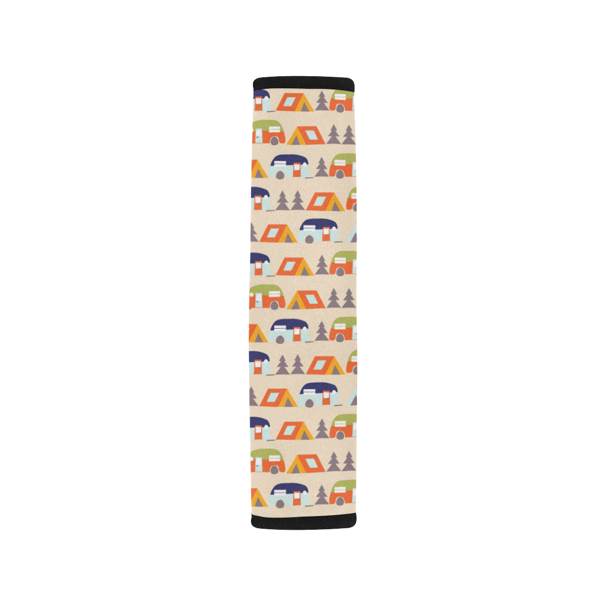 Camper Tent Pattern Print Design 03 Car Seat Belt Cover