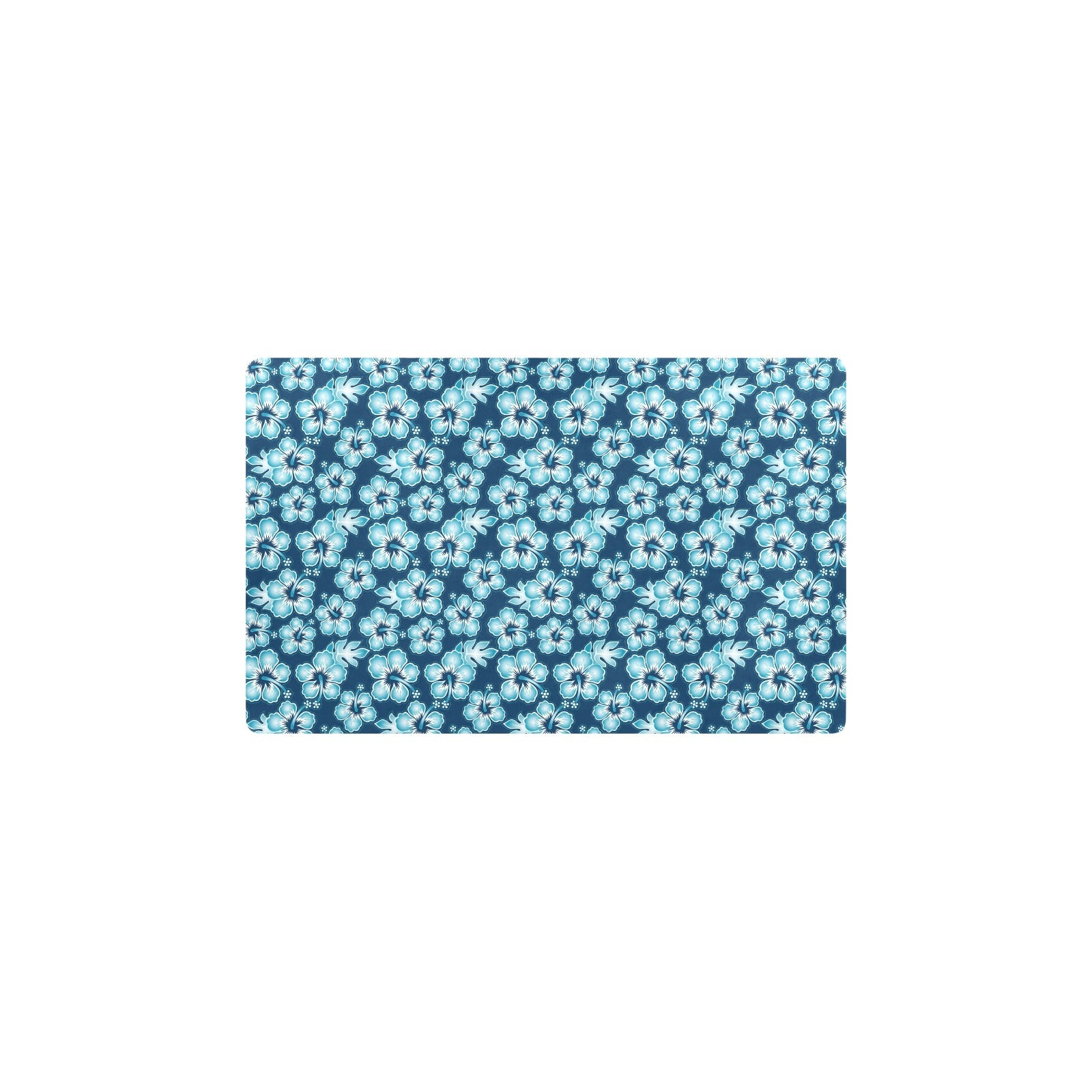 Hibiscus Flower Hawaiian Themed Kitchen Mat