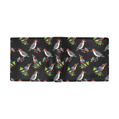 Birds Pattern Print Design 06 Men's ID Card Wallet