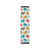 Elephant Colorful Print Pattern Car Seat Belt Cover