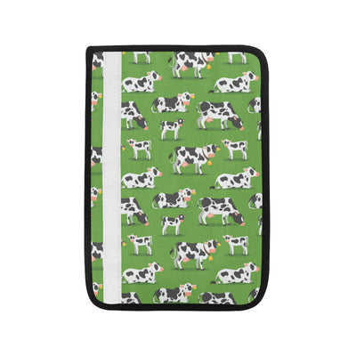 Cow Happy Print Pattern Car Seat Belt Cover