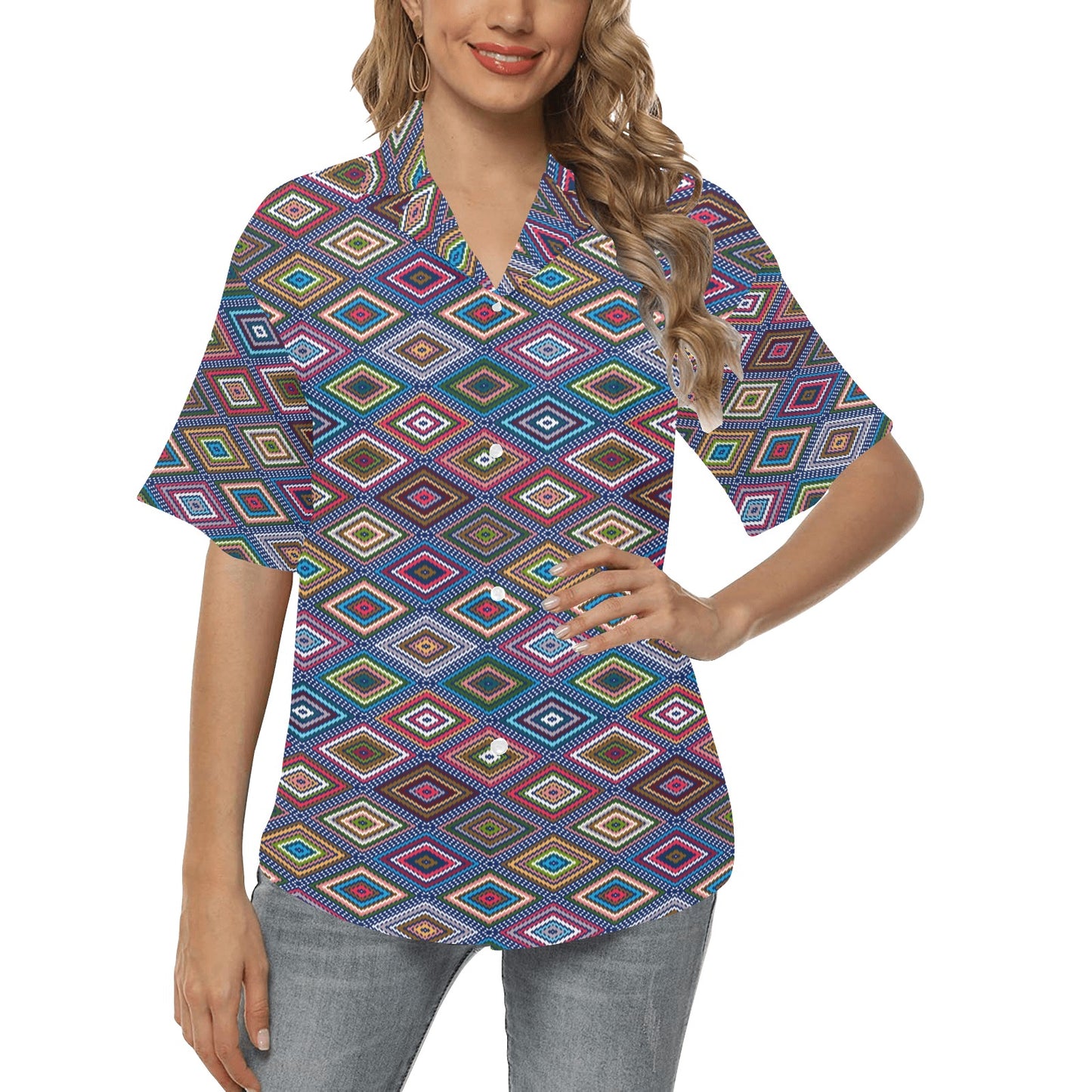 Southwestern Design Women's Hawaiian Shirt