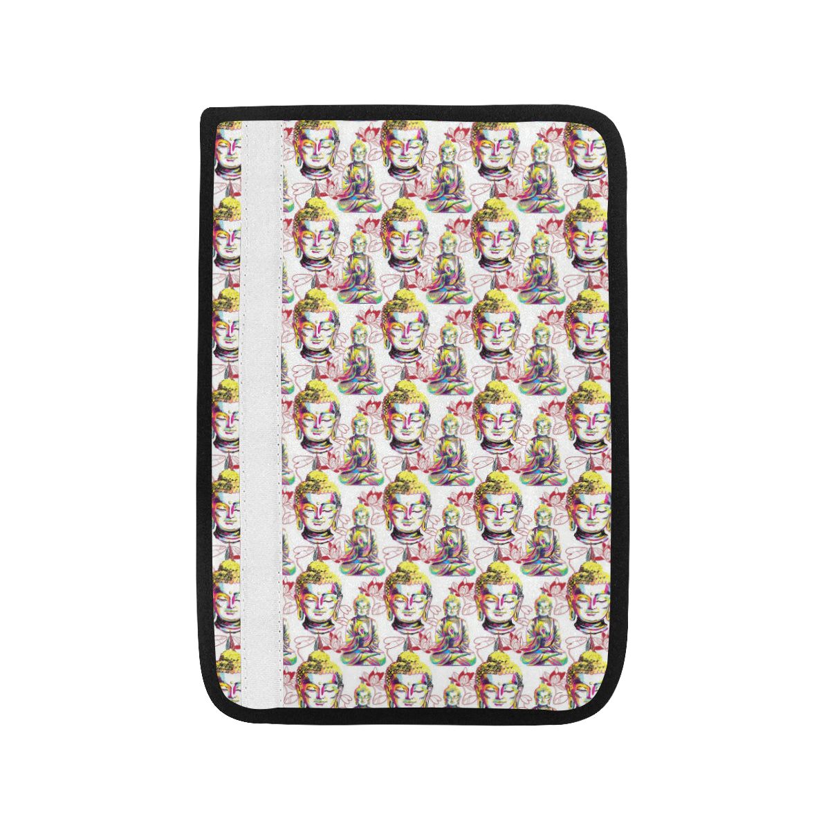 Buddha Pattern Print Design 06 Car Seat Belt Cover