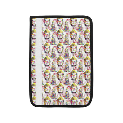 Buddha Pattern Print Design 06 Car Seat Belt Cover