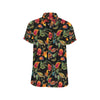 Tulip Boho Pattern Print Design TP09 Men's Short Sleeve Button Up Shirt