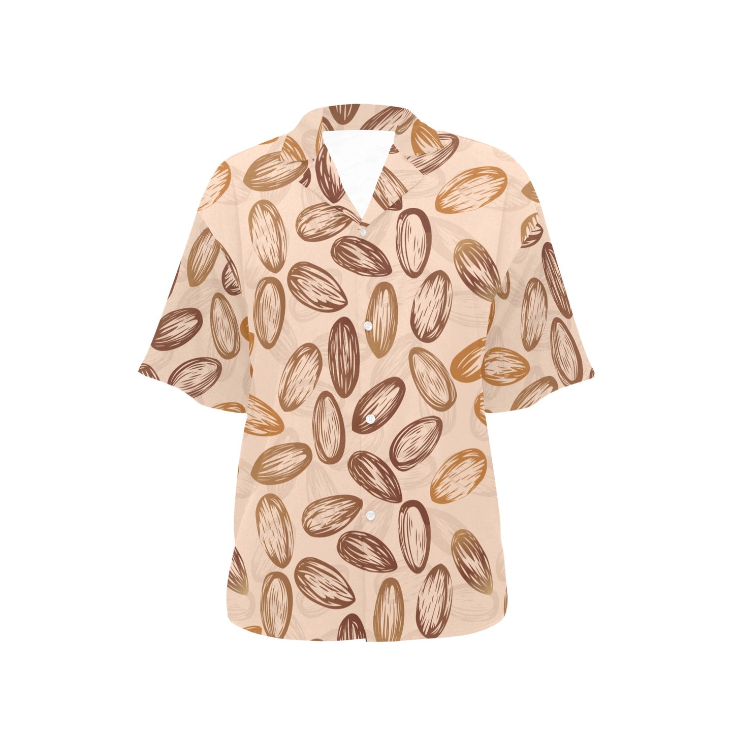 Almond Pattern Print Design 02 Women's Hawaiian Shirt