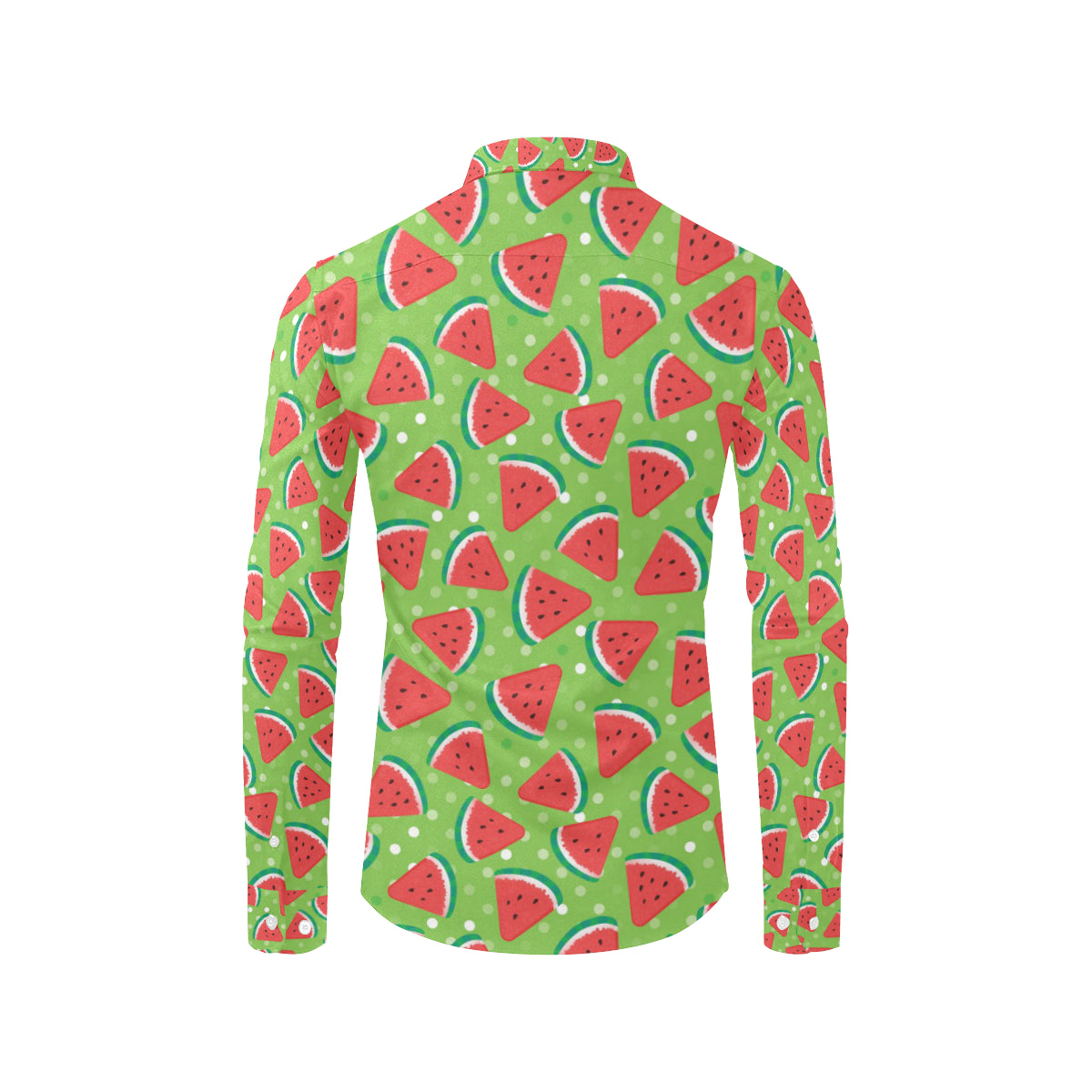 Watermelon Pattern Print Design WM05 Men's Long Sleeve Shirt