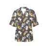 Angel Pattern Print Design 04 Women's Hawaiian Shirt