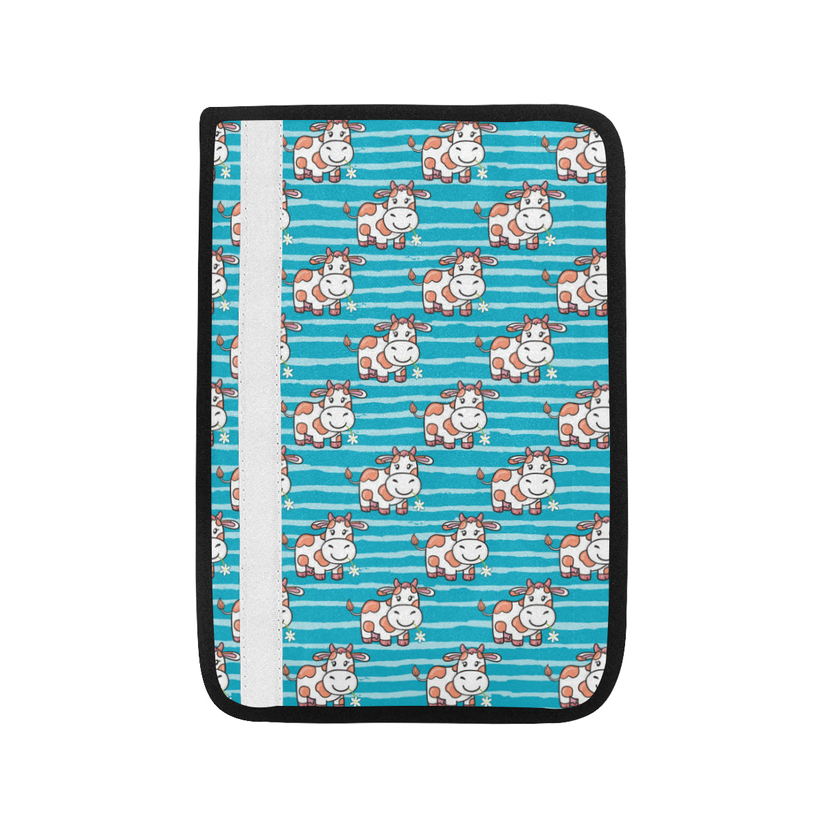 Cow Cute Print Pattern Car Seat Belt Cover