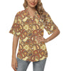 Boho Pattern Print Design 08 Women's Hawaiian Shirt